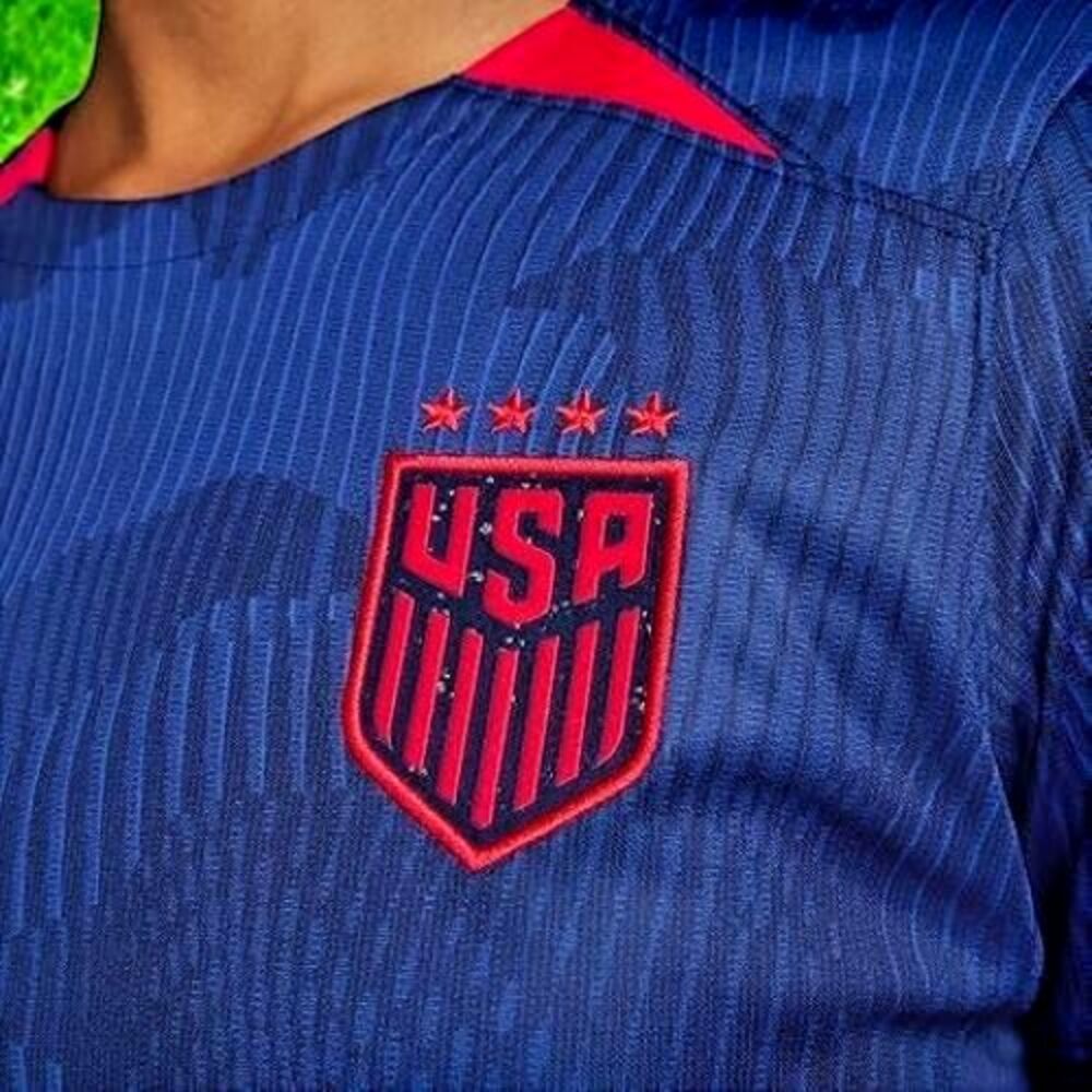 Nike USA Women's Away Soccer Jersey‎ Dri-FIT Slim Fit - Blue, Size XL - Picture 6 of 12
